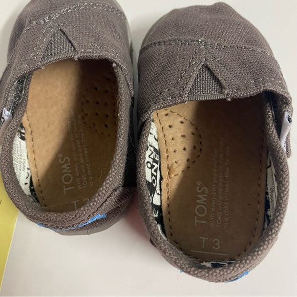 Toms NWT Toddler Shoes 3T - Picture 5 of 6